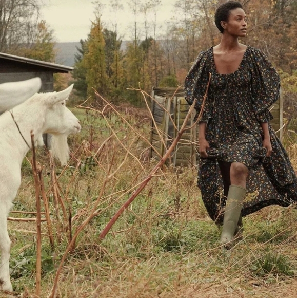 Doen Dresses & Skirts - DÔEN ISOLDE Dress - Dusk Lily of the Valley - Small